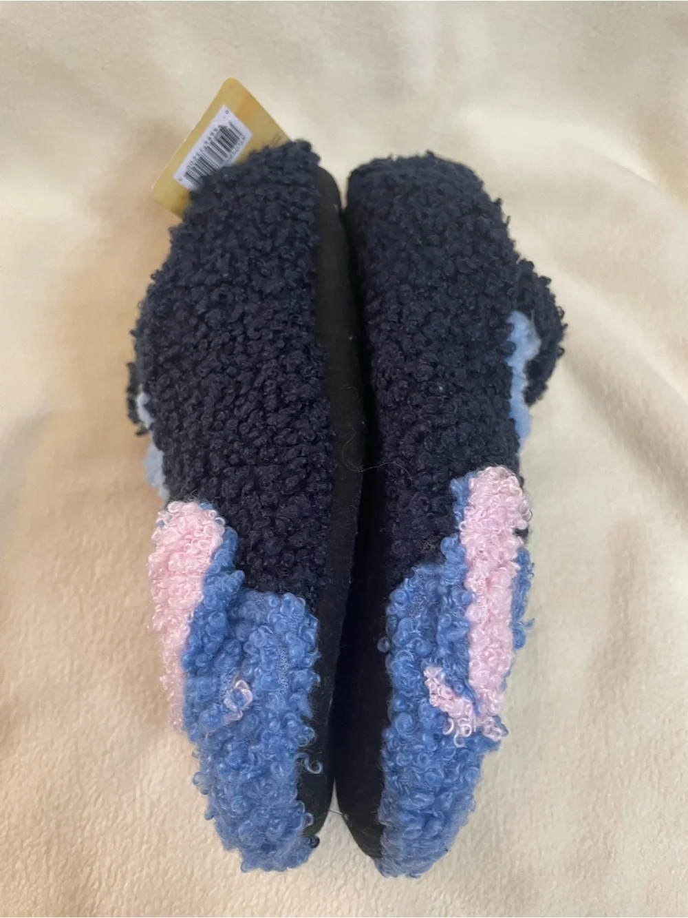 Disney  kids  Stitch Mary Jane  Slippers Socks Size 13-4   (M-L)